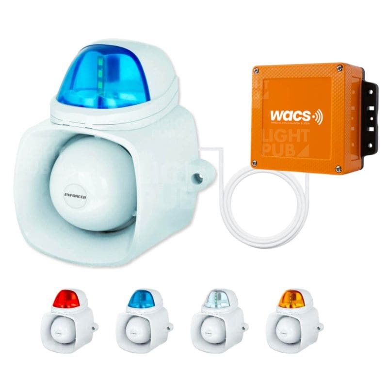 Système de détection de chariot élévateur sans fil avec alerte piéton – Sécurité entrepôt et usine