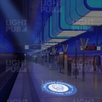 Signalétique lumineuse transport en commun metro